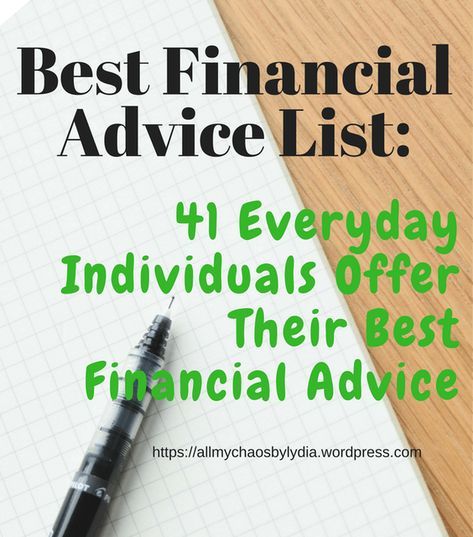 41 Everyday People Give Their Best Financial Advice!