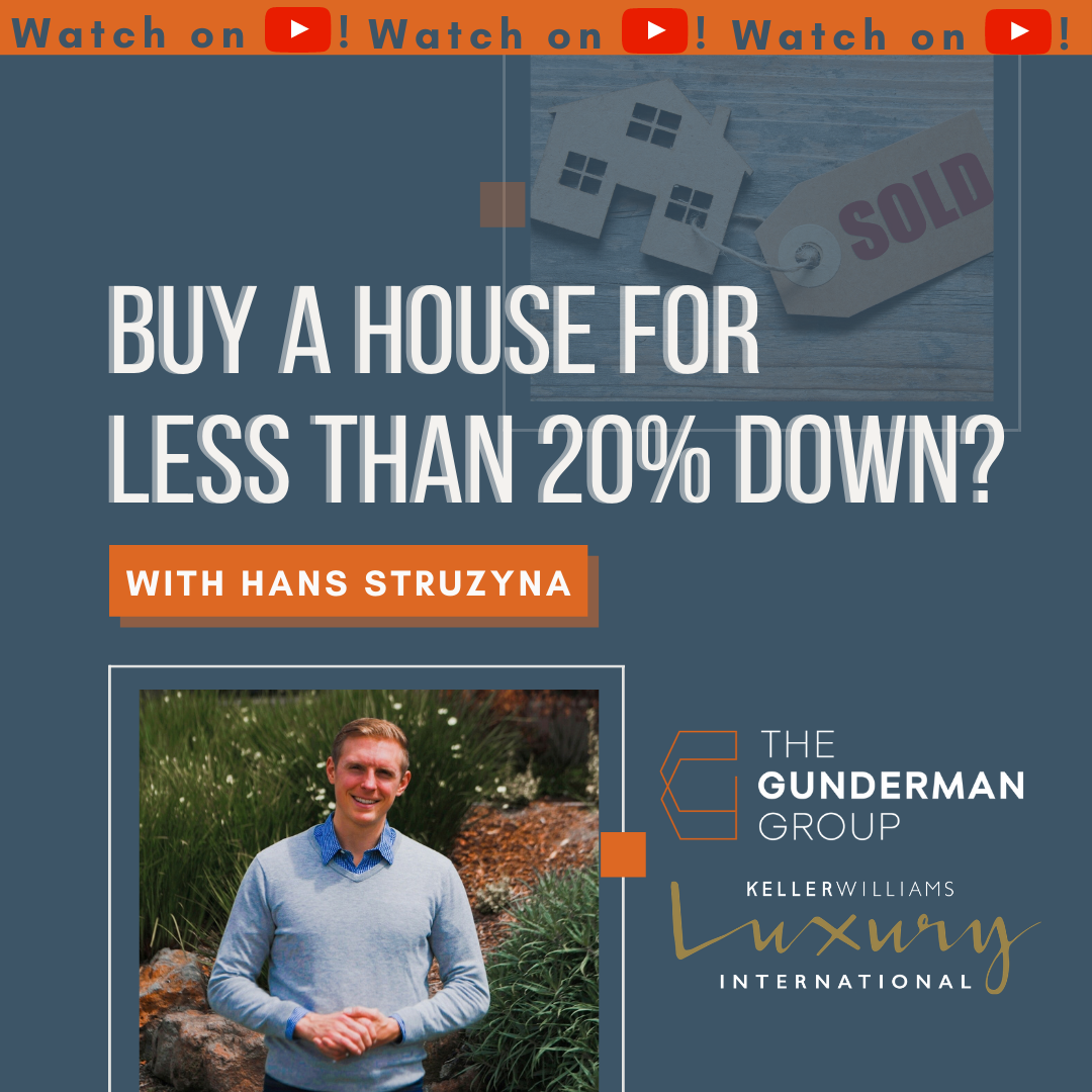 BUY A HOUSE FOR LESS THAN 20% DOWN
