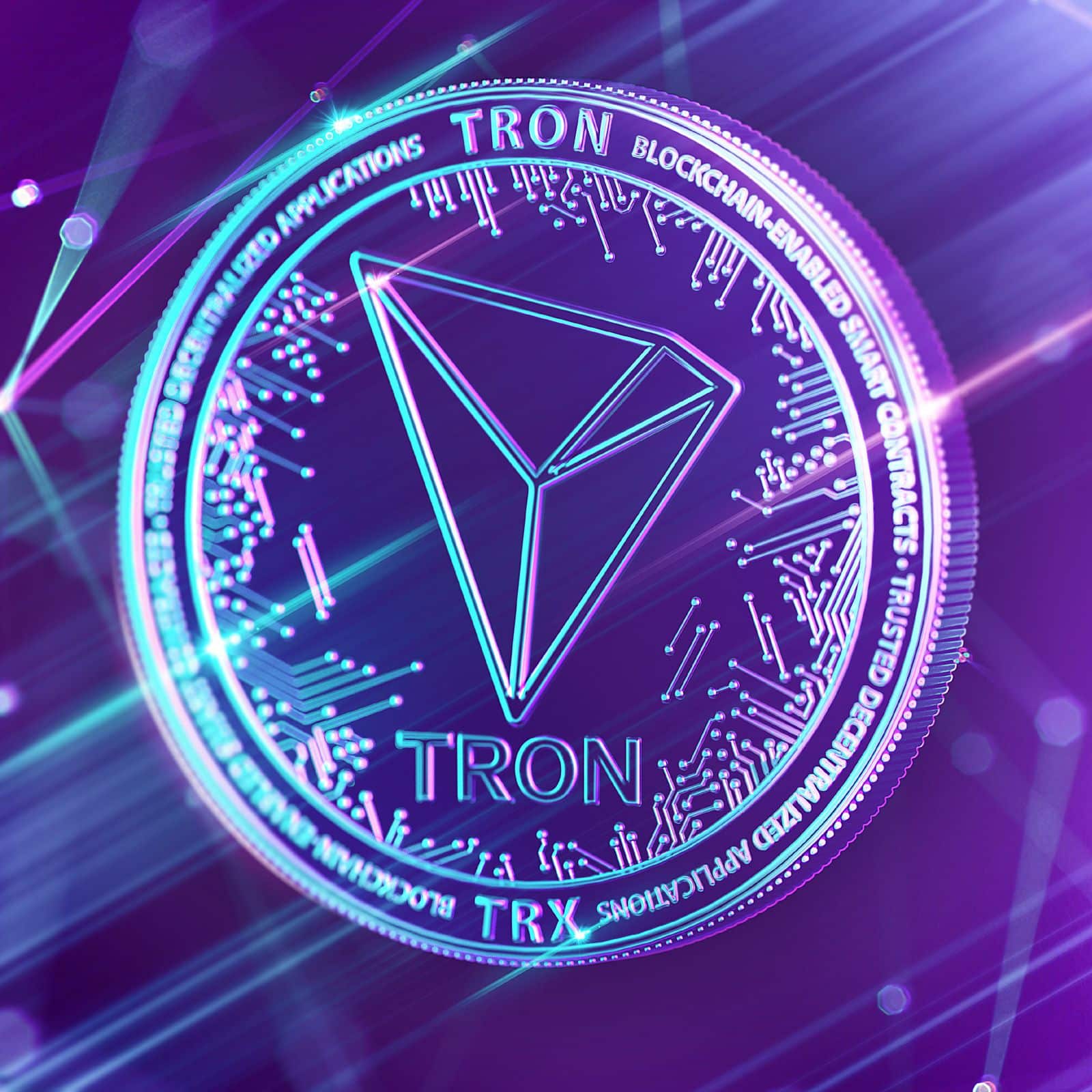 Cryptocurrency Tron Coin