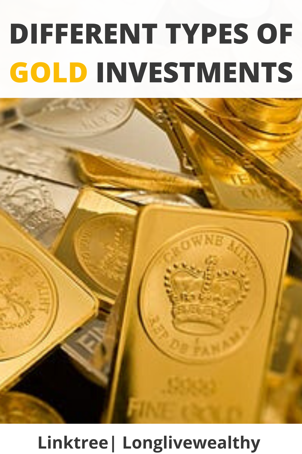 Different types of gold investments em 2020