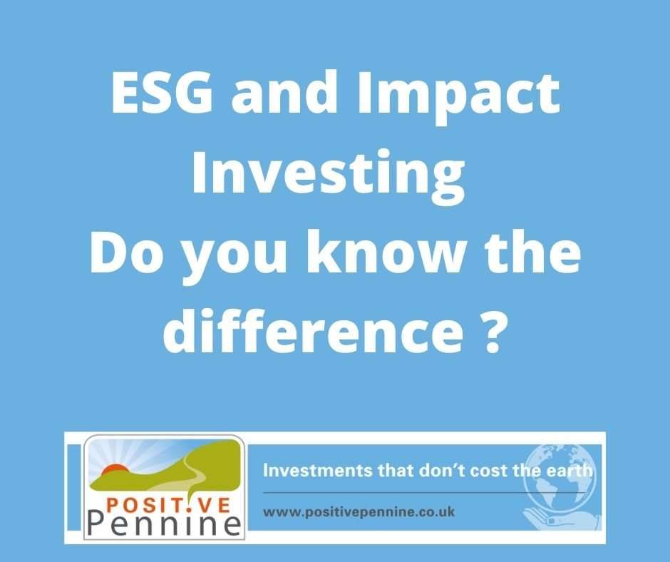 ESG and Impact investing â Do you know the difference between the two?