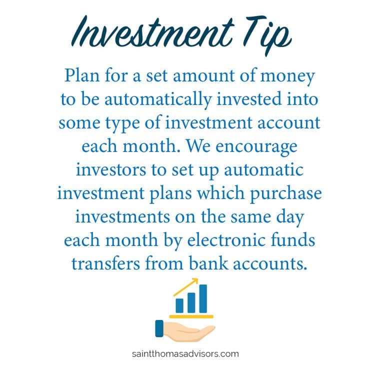 Make Investments Automatic Plan for a set amount of money to be ...