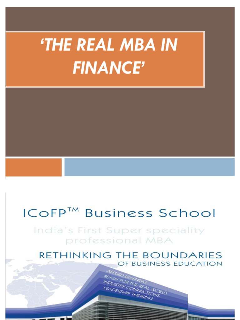MBA in Financial Analysis 2