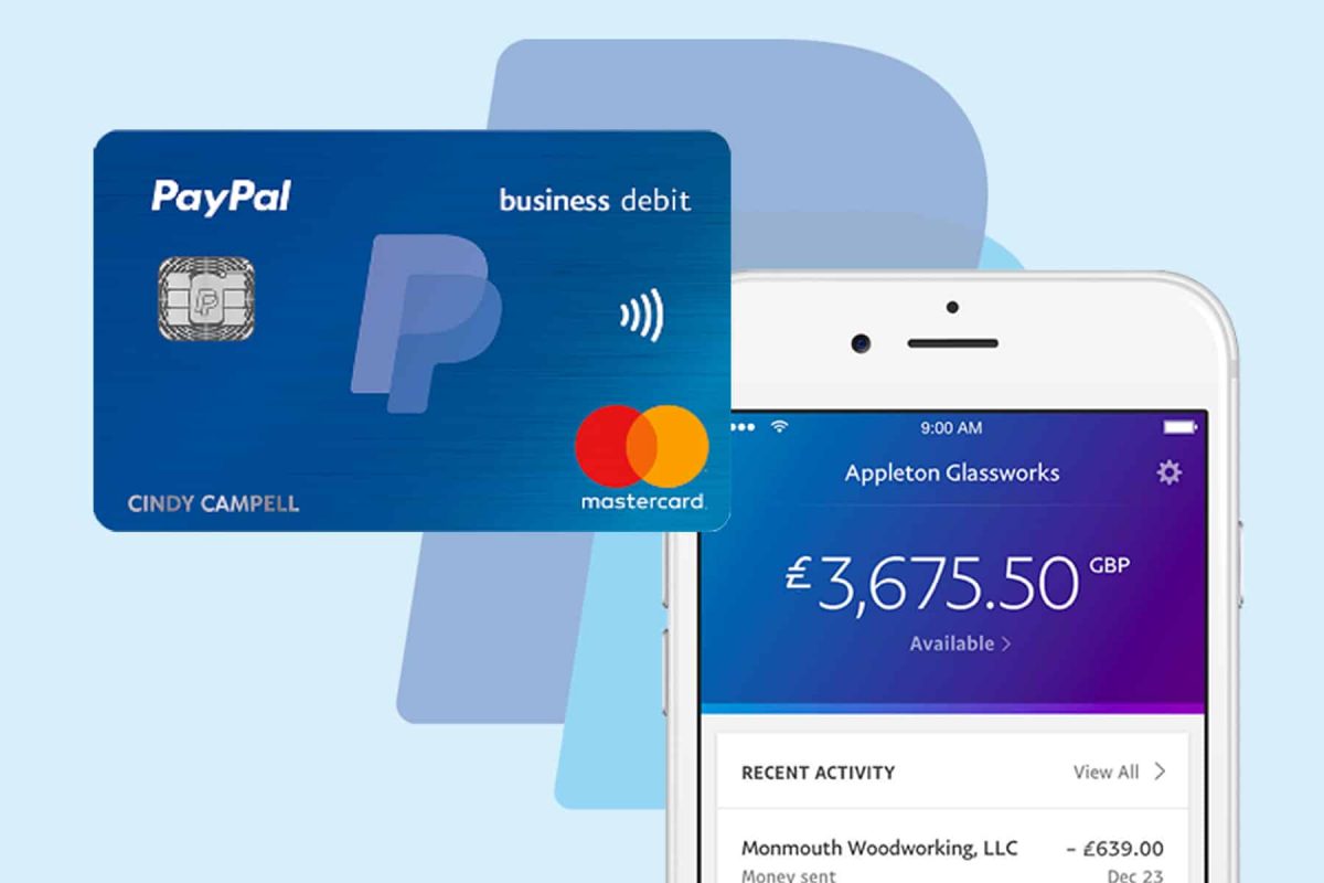 PayPal Announce Business Debit Mastercard