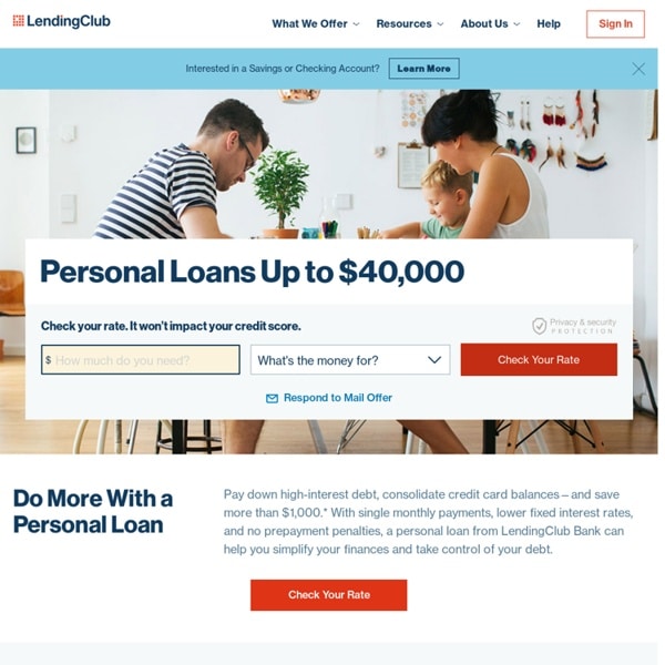 Personal Loans &  Investing with Peer Lending