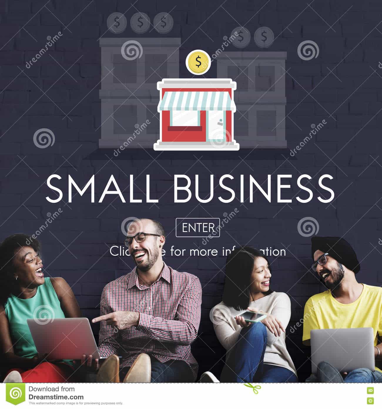 Small Business Entrepreneur Investment Marketing Management Concept ...