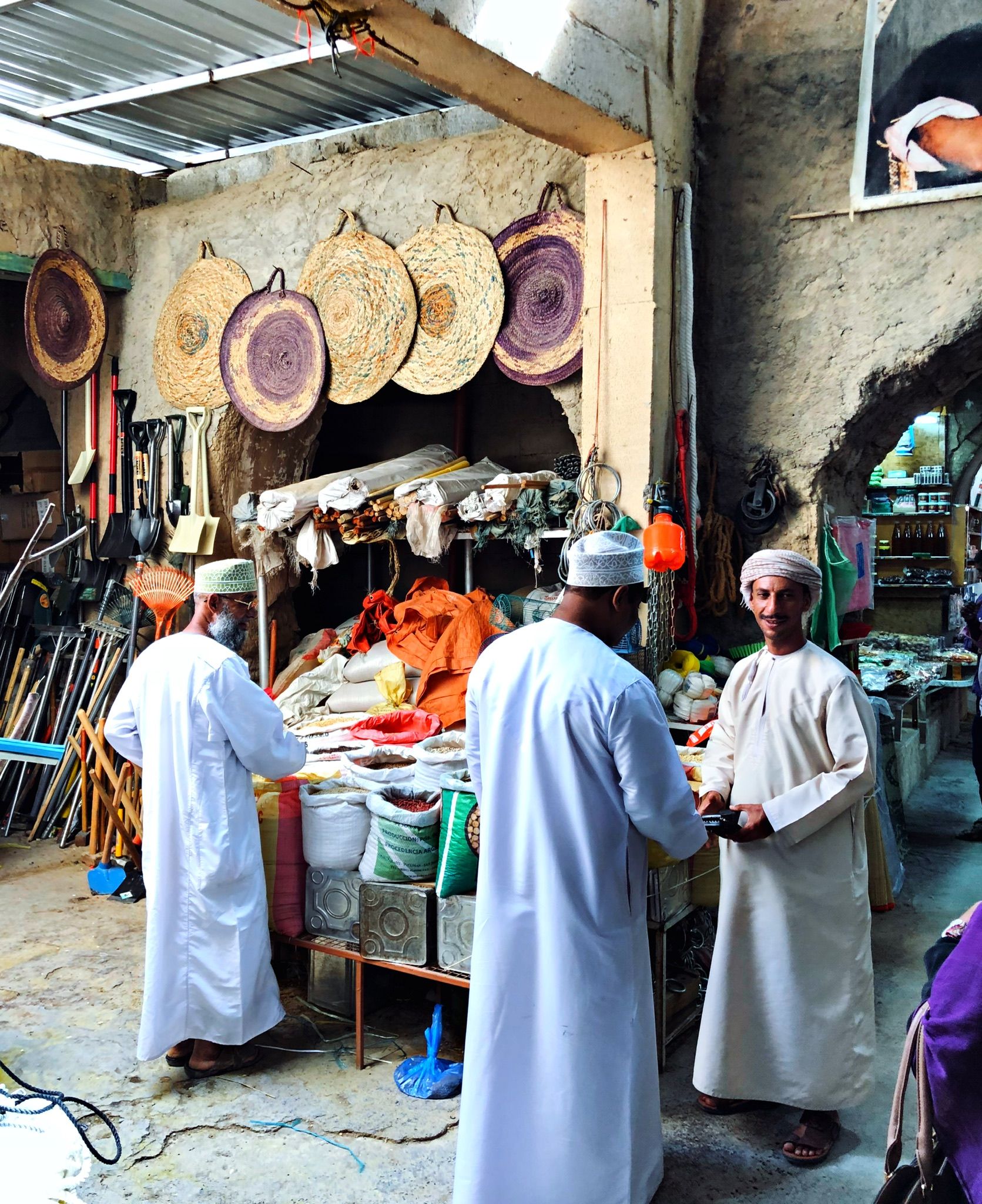 The ancient souq (market) of Nizwa, Oman