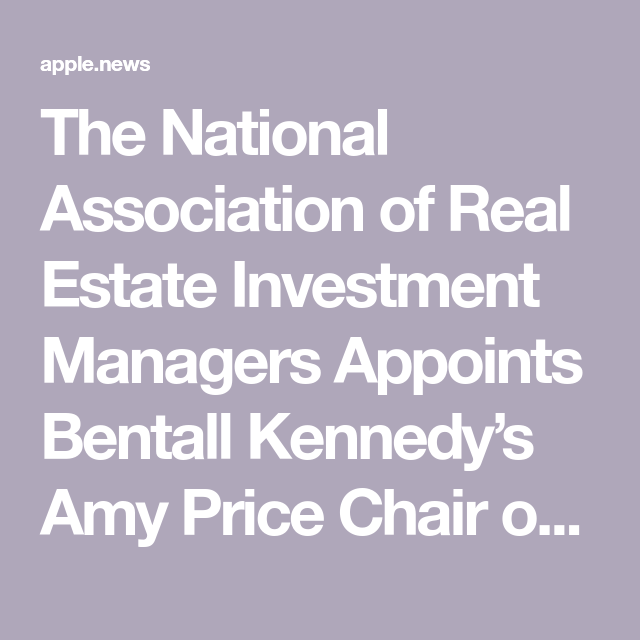 The National Association of Real Estate Investment ...