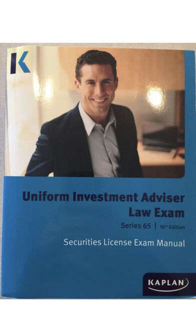 Uniform Investment Adviser Law Exam Series 65 10th Edition 2016 as Is ...