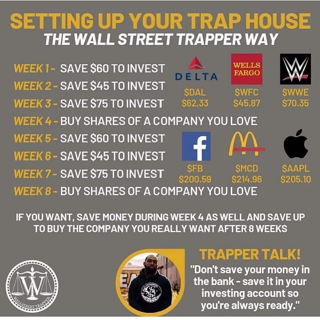 Wallstreet Trapper âï¸? #invest #money #savings #stocks #budget