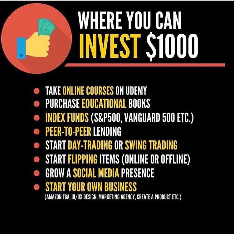 Where to start investing with 1000$! â¢ â¬ï¸?â¬ï¸?â¬ï¸?â¬ï¸?â¬ï¸?â¬ï¸?â¬ï¸?â¬ï¸? ...