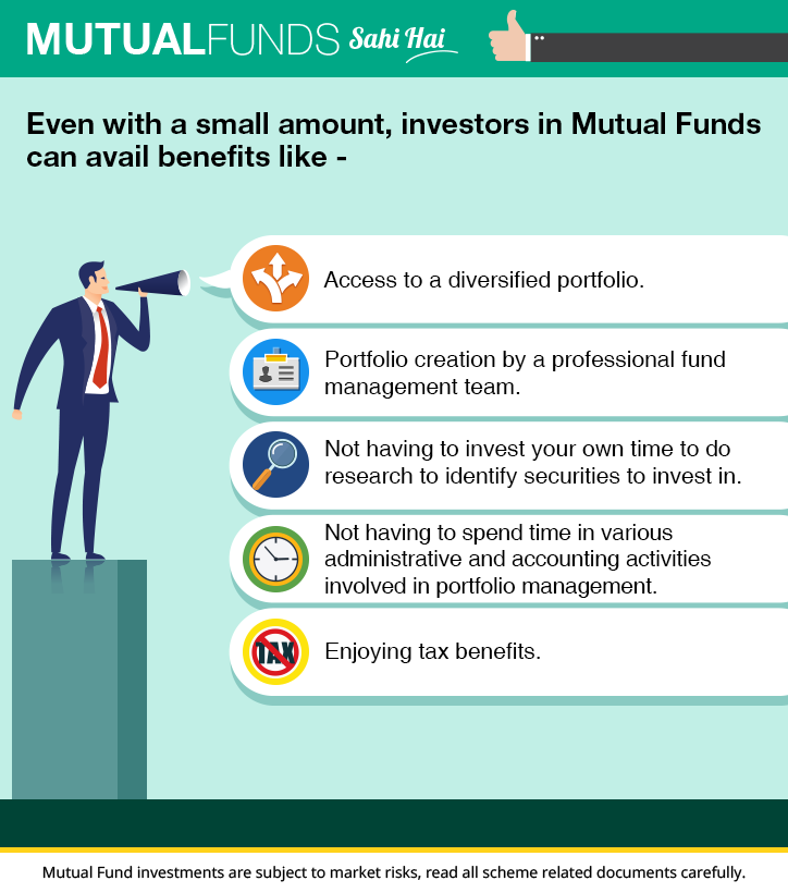 Wont I need a large amount to invest in Mutual Funds ...